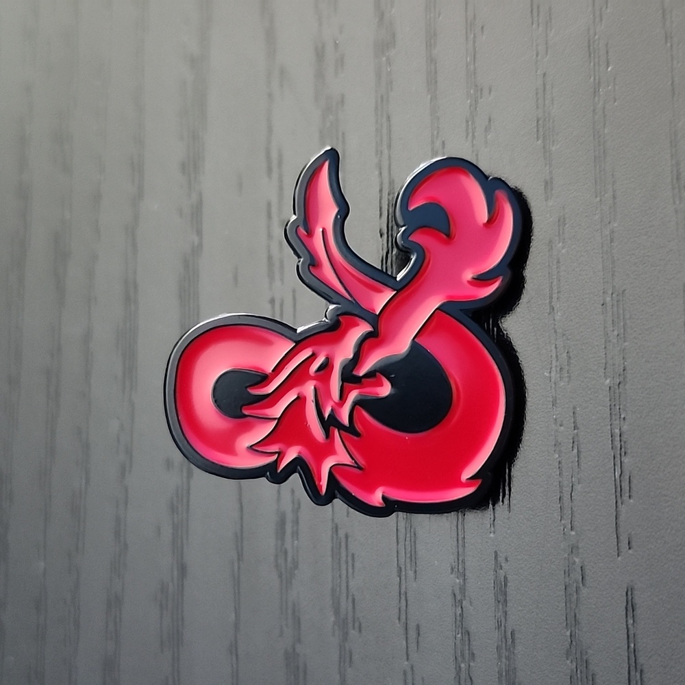 Dungeons and Dragons Inspired Enamel Pin